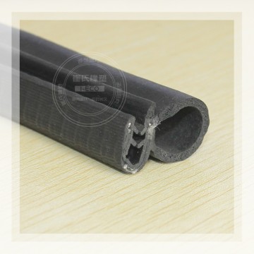 鋼絲編織密封條，夾鈑金橡膠防撞條，機(jī)械設(shè)備防撞條
